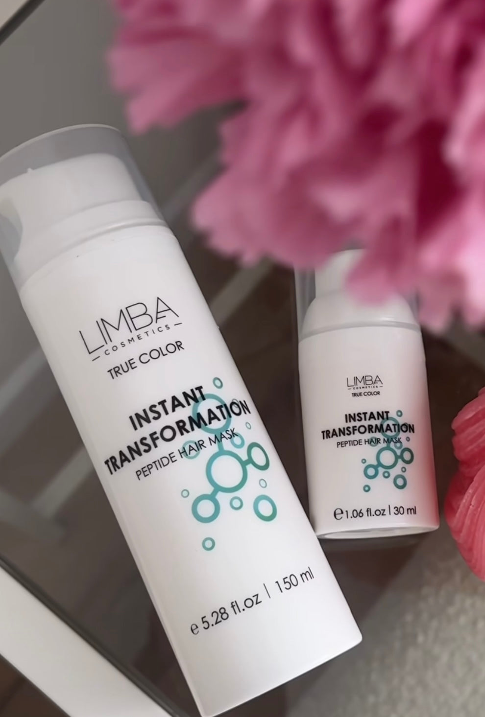 Limba cosmetics - Instant transformation peptide hair mask
